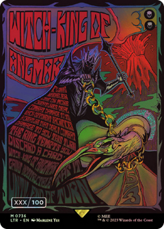 Witch-king of Angmar (Borderless Poster) (Serial Numbered) (736) [The Lord of the Rings: Tales of Middle-earth] foil - Deck Out Gaming
