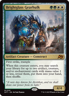 Brightglass Gearhulk (191) [Aetherdrift] - Deck Out Gaming