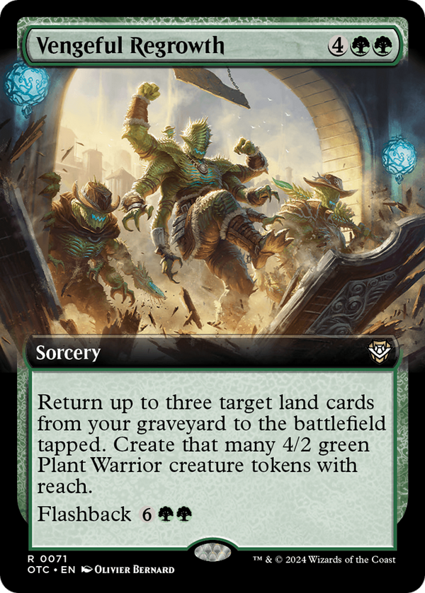Vengeful Regrowth (Extended Art) (71) [Outlaws of Thunder Junction Commander] - Deck Out Gaming