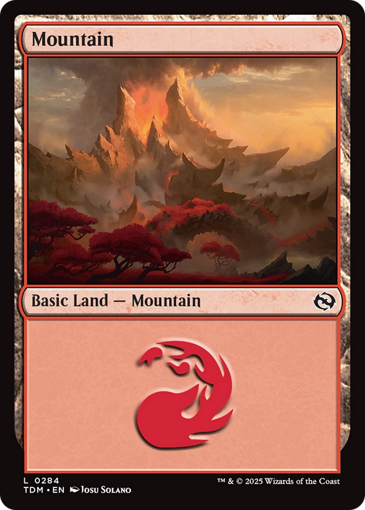 Mountain (0284) (284) [Tarkir: Dragonstorm] - Deck Out Gaming
