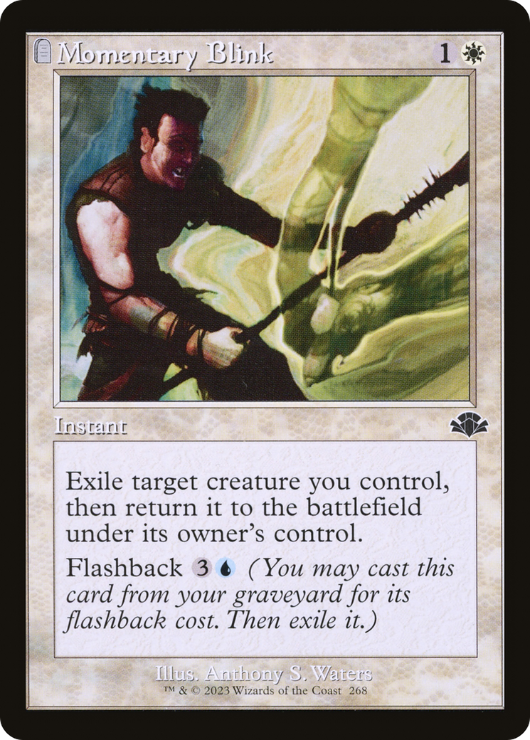 Momentary Blink (Retro Frame) (268) [Dominaria Remastered] - Deck Out Gaming
