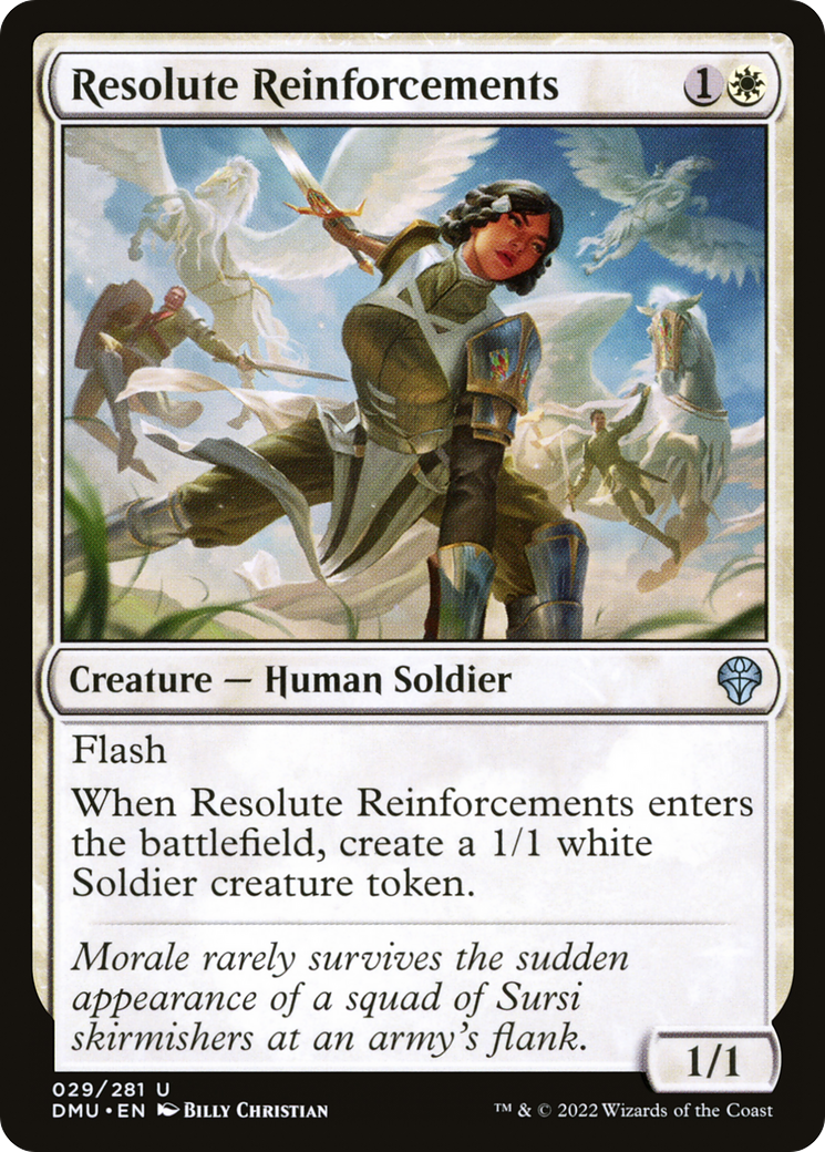 Resolute Reinforcements (29) [Dominaria United] - Deck Out Gaming