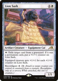 Lion Sash (26) [Kamigawa: Neon Dynasty] - Deck Out Gaming