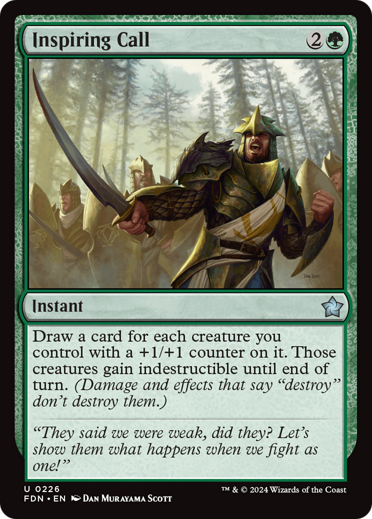 Inspiring Call (226) [Foundations] - Deck Out Gaming