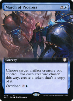March of Progress (Extended Art) (55) [The Brothers' War Commander] - Deck Out Gaming