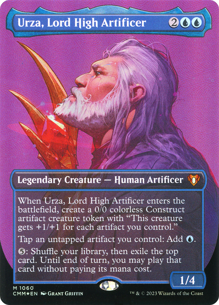 Urza, Lord High Artificer (Textured Foil) (1060) [Commander Masters] foil - Deck Out Gaming