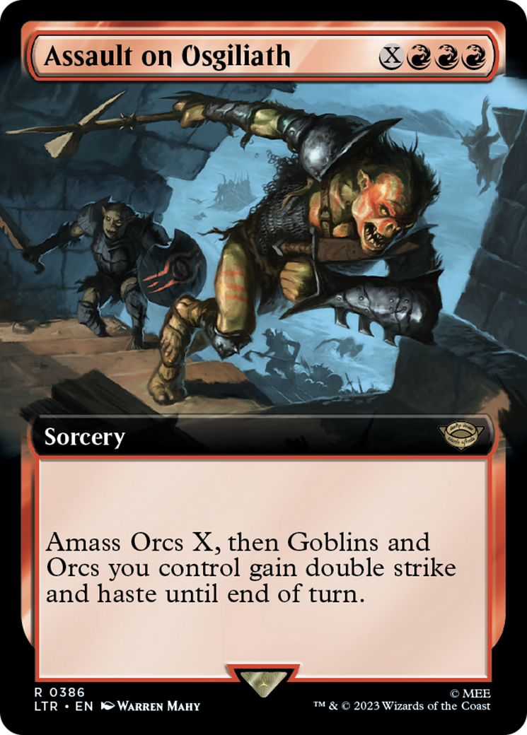 Assault on Osgiliath (Extended Art) (386) [The Lord of the Rings: Tales of Middle-earth] - Deck Out Gaming