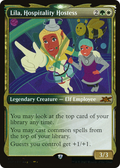 Lila, Hospitality Hostess (Showcase) (Galaxy Foil) (513) [Unfinity] foil - Deck Out Gaming