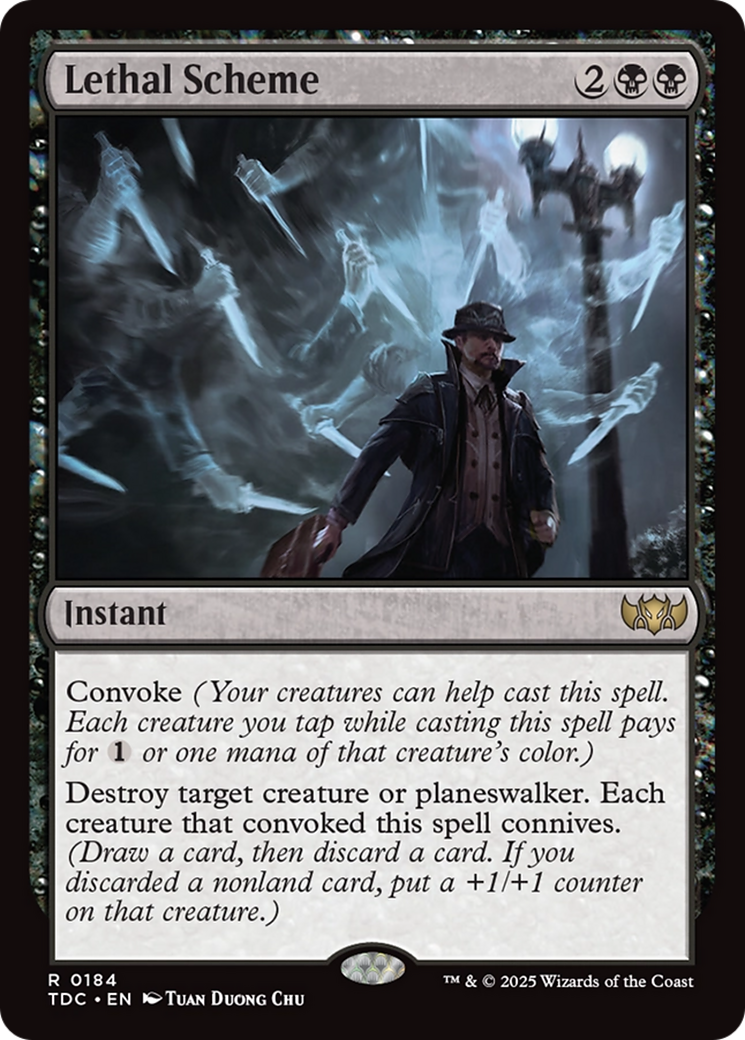 Lethal Scheme (184) [Commander: Tarkir: Dragonstorm] - Deck Out Gaming