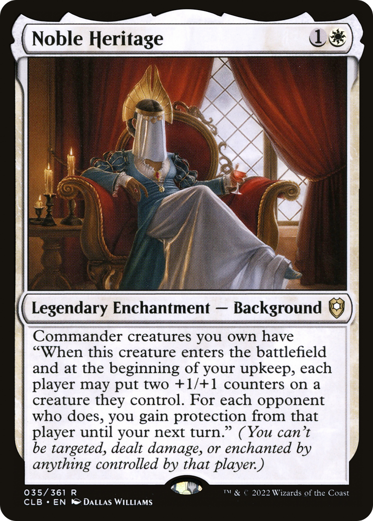 Noble Heritage (35) [Commander Legends: Battle for Baldur's Gate] - Deck Out Gaming