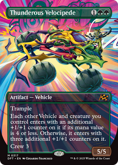 Thunderous Velocipede (Borderless) (317) [Aetherdrift] - Deck Out Gaming