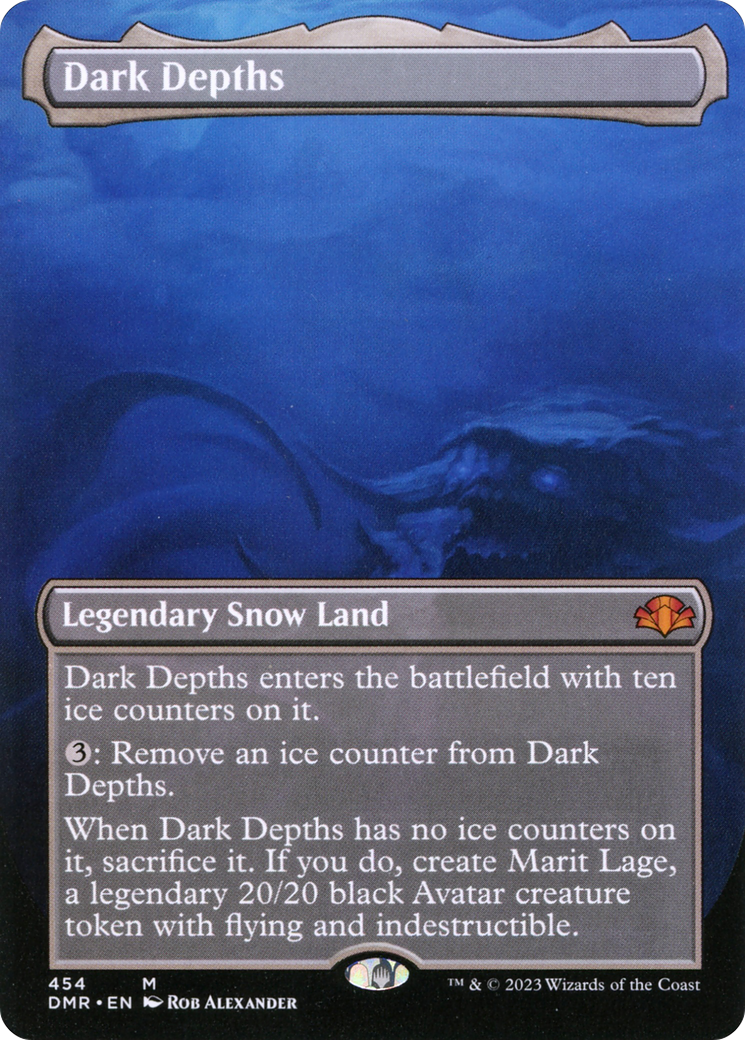 Dark Depths (Borderless) (454) [Dominaria Remastered] foil - Deck Out Gaming