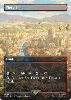 Fiery Islet (Borderless) (112) [Assassin's Creed] - Deck Out Gaming