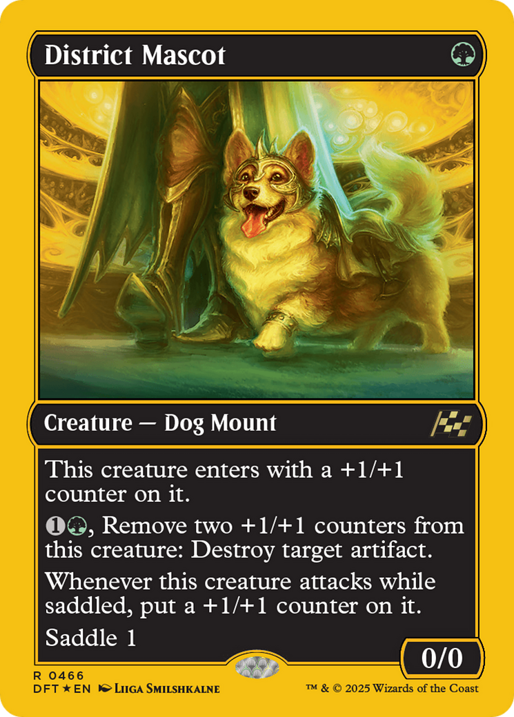 District Mascot (First-Place Foil) (466) [Aetherdrift] foil - Deck Out Gaming