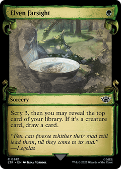 Elven Farsight (Showcase Scrolls) (612) [The Lord of the Rings: Tales of Middle-earth] foil - Deck Out Gaming