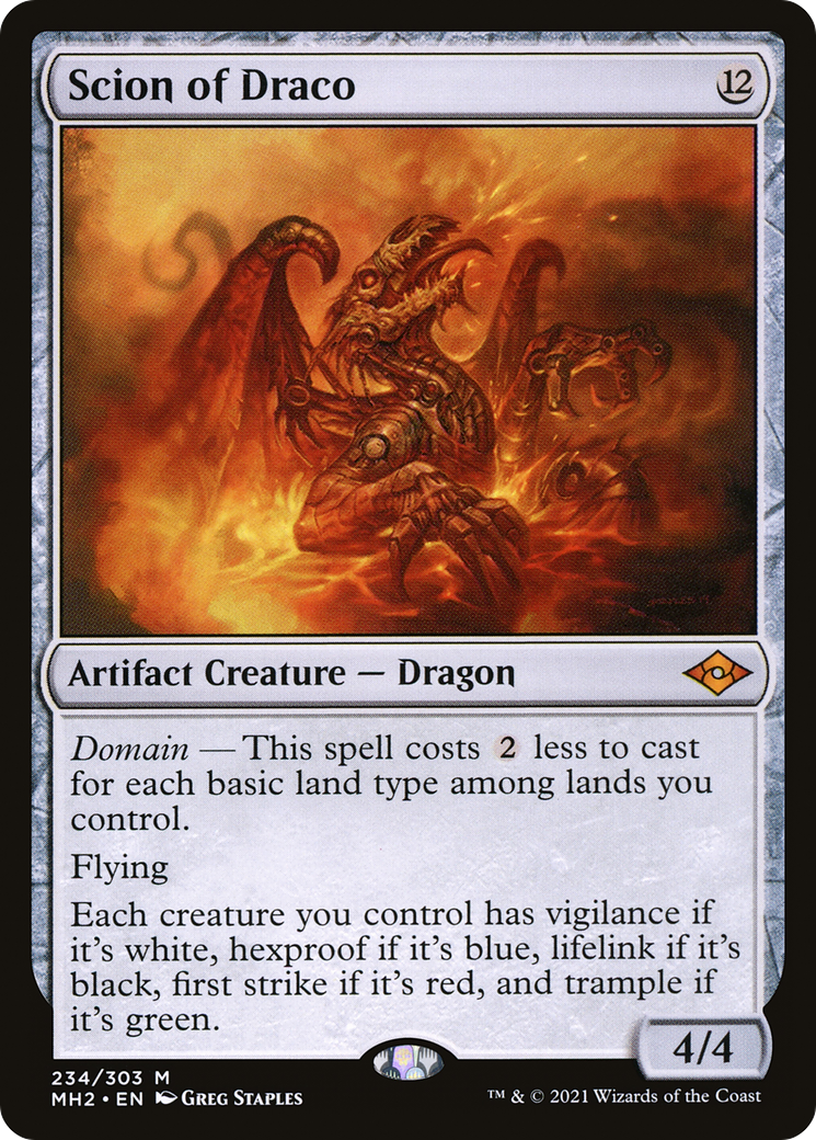 Scion of Draco (234) [Modern Horizons 2] foil - Deck Out Gaming