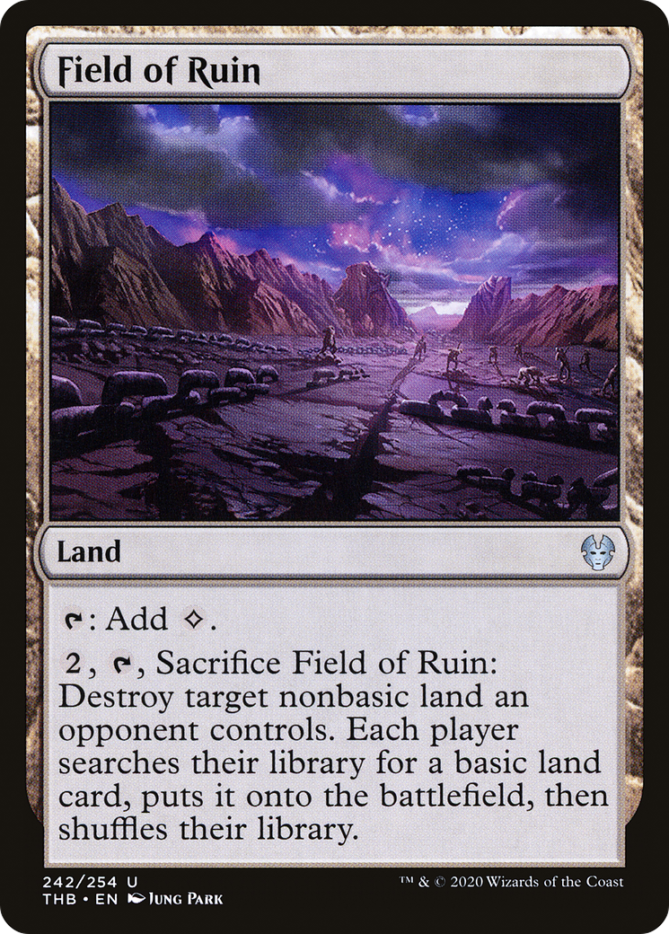 Field of Ruin (242) [Theros Beyond Death] foil - Deck Out Gaming