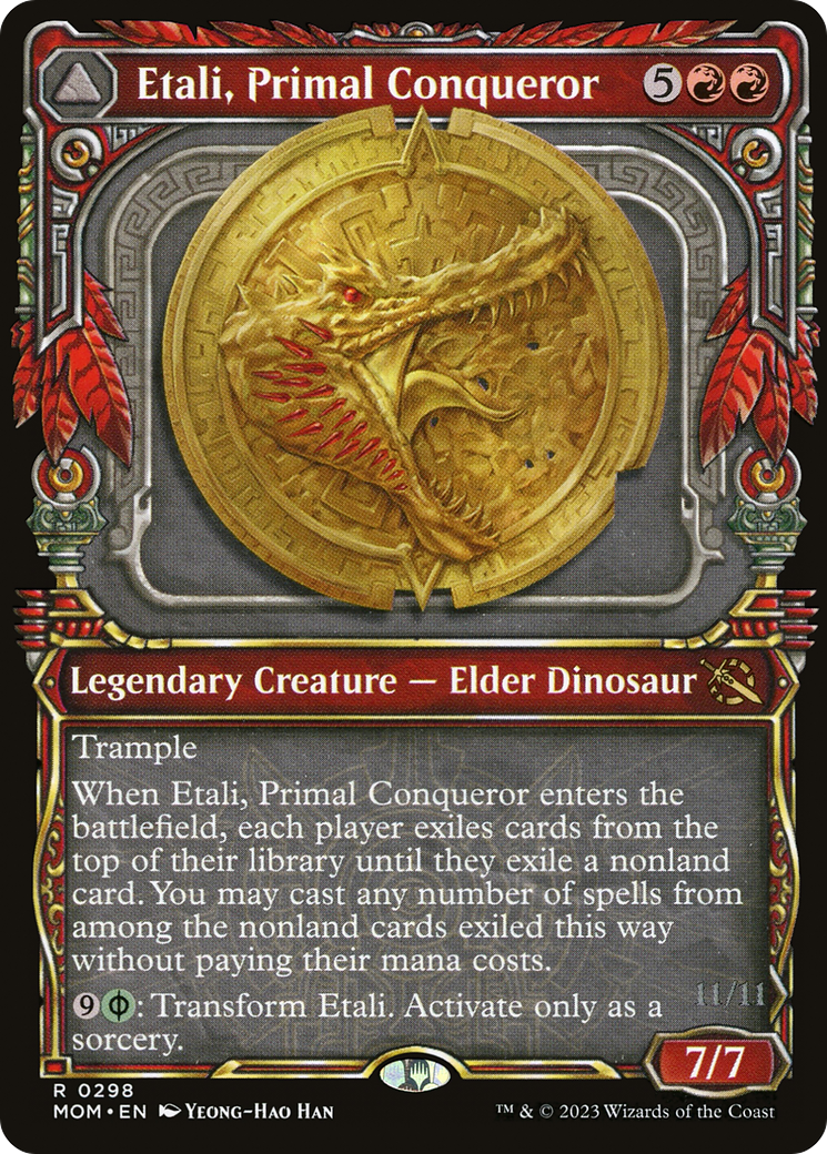 Etali, Primal Conqueror (Showcase) (298) [March of the Machine] foil - Deck Out Gaming