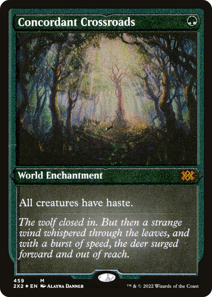 Concordant Crossroads (Foil Etched) (459) [Double Masters 2022] foil - Deck Out Gaming