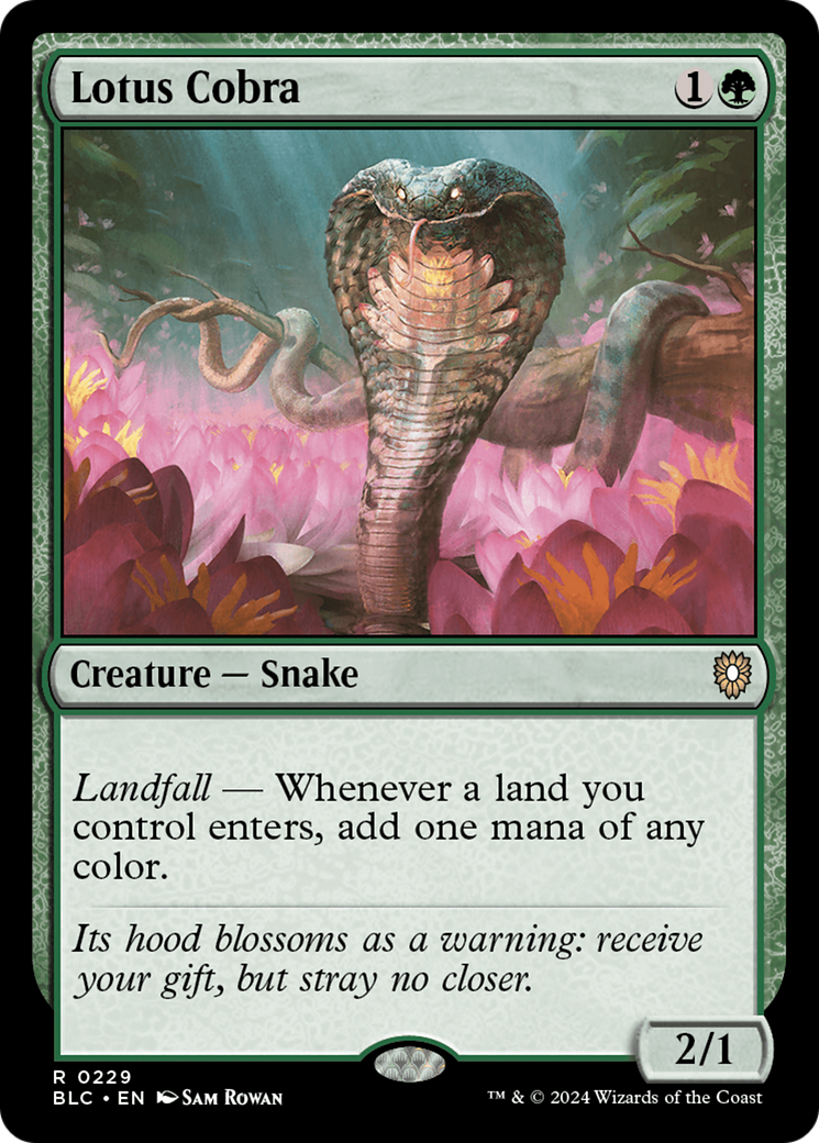 Lotus Cobra (229) [Bloomburrow Commander] - Deck Out Gaming