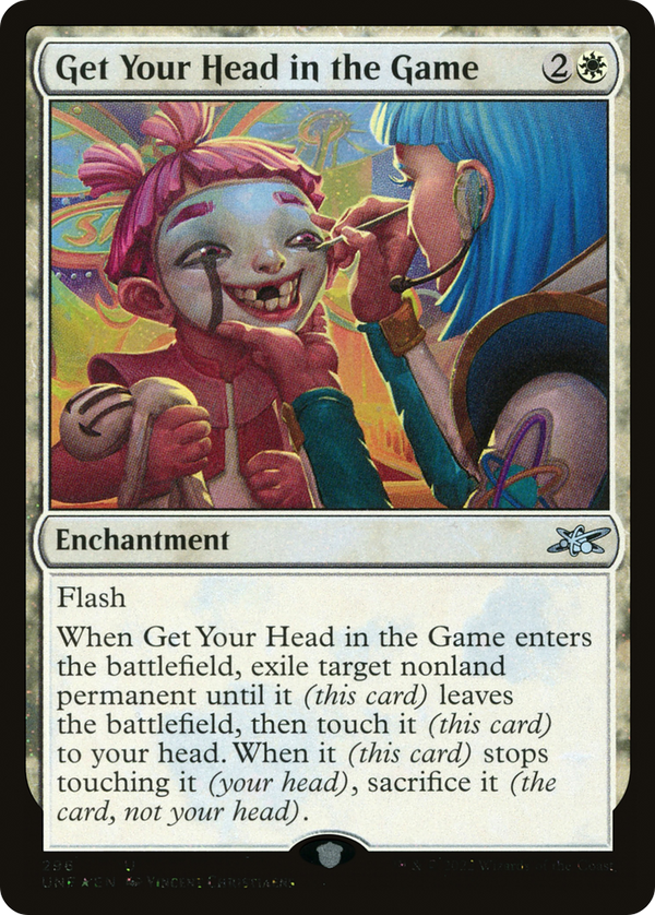 Get Your Head in the Game (Galaxy Foil) (296) [Unfinity] foil - Deck Out Gaming