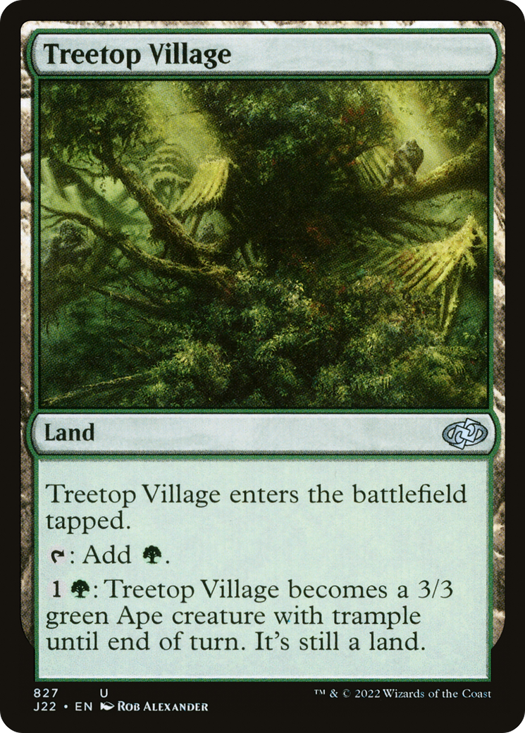Treetop Village (827) [Jumpstart 2022] - Deck Out Gaming