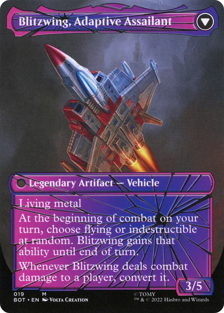 Blitzwing, Cruel Tormentor (Shattered Glass) (19) [Transformers] foil - Deck Out Gaming