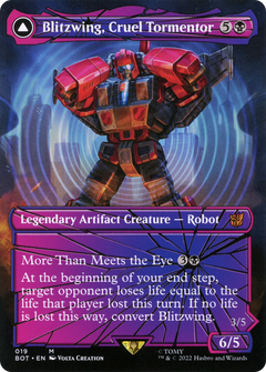 Blitzwing, Cruel Tormentor (Shattered Glass) (19) [Transformers] foil - Deck Out Gaming