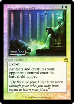 Blind Obedience (Retro Frame) (Serial Numbered) (303) [Ravnica Remastered] foil - Deck Out Gaming