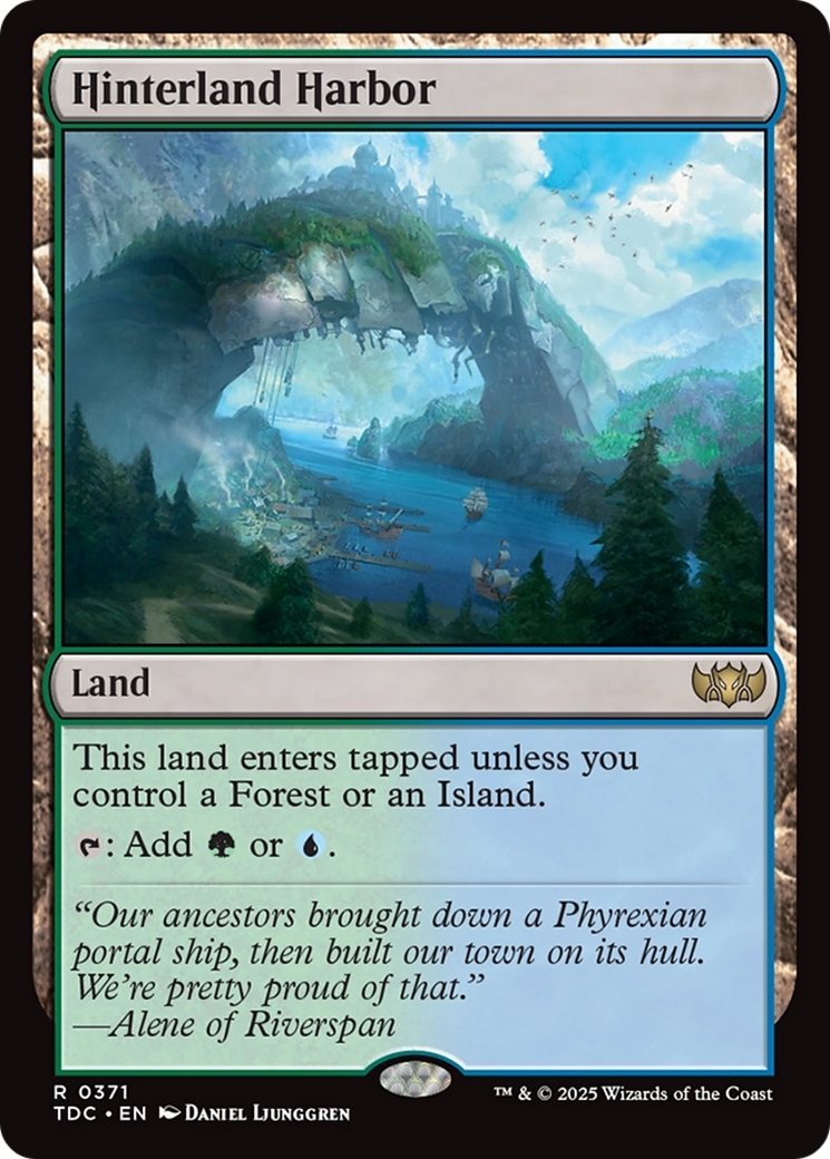 Hinterland Harbor (371) [Commander: Tarkir: Dragonstorm] - Deck Out Gaming