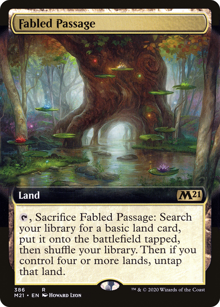 Fabled Passage (Extended Art) (386) [Core Set 2021] foil - Deck Out Gaming