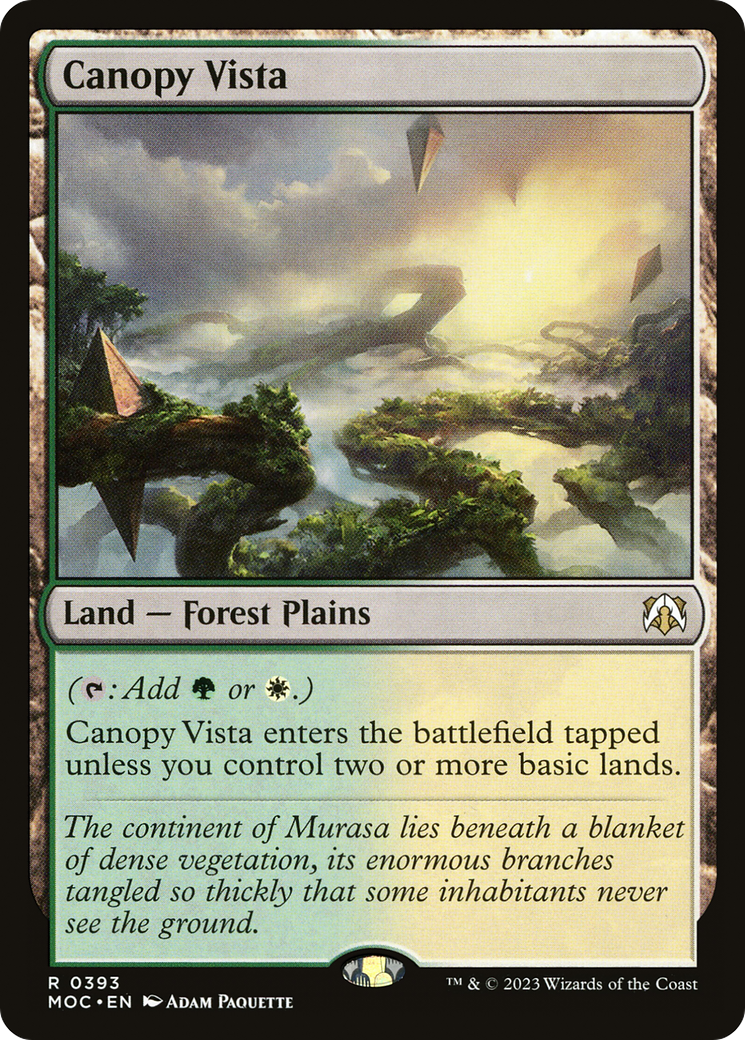 Canopy Vista (393) [March of the Machine Commander] - Deck Out Gaming