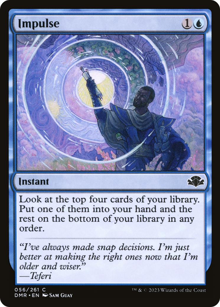 Impulse (56) [Dominaria Remastered] foil - Deck Out Gaming
