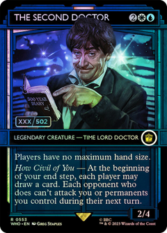The Second Doctor (Serial Numbered) (553) [Doctor Who] foil - Deck Out Gaming