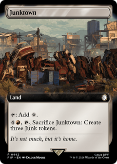 Junktown (Extended Art) (442) [Fallout] foil - Deck Out Gaming