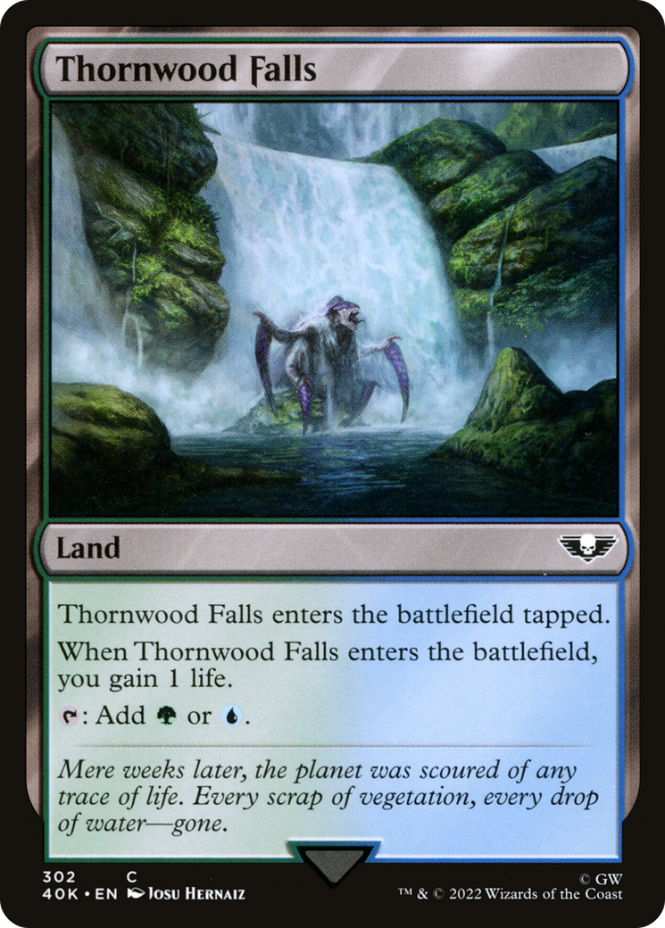 Thornwood Falls (302) [Warhammer 40,000 Commander] - Deck Out Gaming
