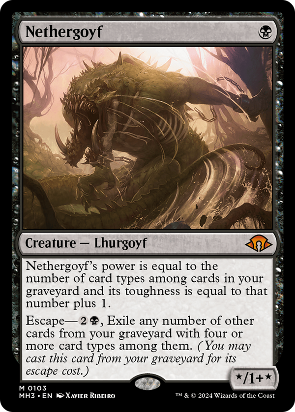 Nethergoyf (103) [Modern Horizons 3] foil - Deck Out Gaming