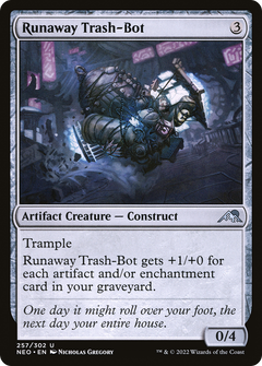 Runaway Trash-Bot (257) [Kamigawa: Neon Dynasty] - Deck Out Gaming