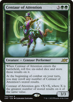 Centaur of Attention (132) [Unfinity] foil - Deck Out Gaming