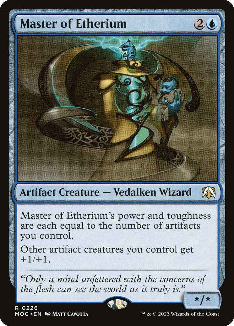 Master of Etherium (226) [March of the Machine Commander] - Deck Out Gaming