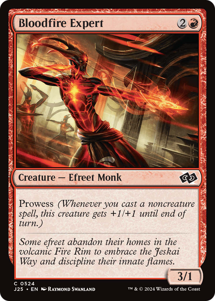 Bloodfire Expert (524) [Foundations Jumpstart] - Deck Out Gaming