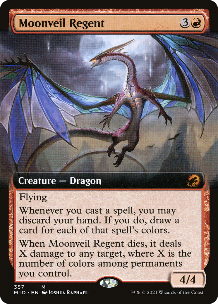 Moonveil Regent (Extended Art) (357) [Innistrad: Midnight Hunt] - Deck Out Gaming