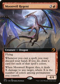 Moonveil Regent (Extended Art) (357) [Innistrad: Midnight Hunt] foil - Deck Out Gaming