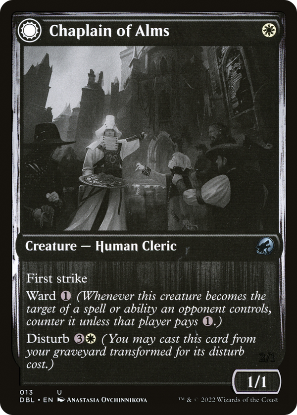 Chaplain of Alms (13) [Innistrad: Double Feature] foil - Deck Out Gaming