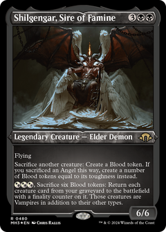 Shilgengar, Sire of Famine (Foil Etched) (480) [Modern Horizons 3] foil - Deck Out Gaming