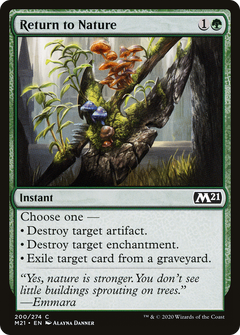 Return to Nature (200) [Core Set 2021] foil - Deck Out Gaming
