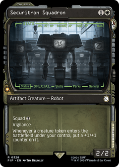 Securitron Squadron (Showcase) (328) [Fallout] foil - Deck Out Gaming