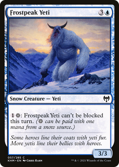Frostpeak Yeti (57) [Kaldheim] - Deck Out Gaming