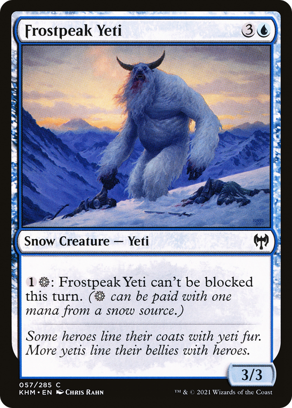 Frostpeak Yeti (57) [Kaldheim] - Deck Out Gaming