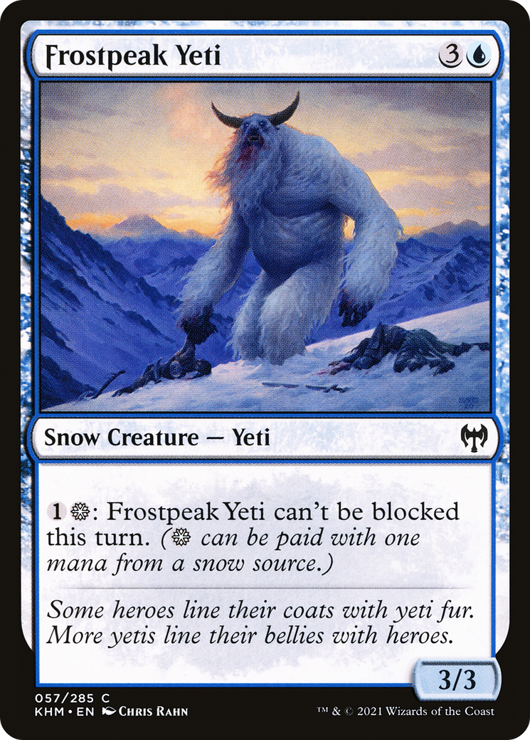 Frostpeak Yeti (57) [Kaldheim] - Deck Out Gaming